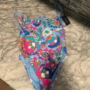 2024 NWT Kate Spade Colorful One Piece Swimsuit